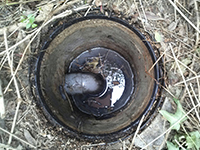 汚水マスの写真